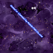 Load image into Gallery viewer, Purple Galaxy Collection - 8 alluring prints - Order by half yard -instructions below on base fabrics
