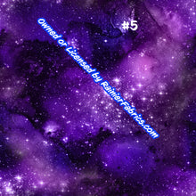 Load image into Gallery viewer, Purple Galaxy Collection - 8 alluring prints - Order by half yard -instructions below on base fabrics