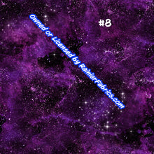 Load image into Gallery viewer, Purple Galaxy Collection - 8 alluring prints - Order by half yard -instructions below on base fabrics