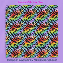 Load image into Gallery viewer, Zebra prints by Nina - 2-5 day turnaround - Order by 1/2 yard; Description of bases below