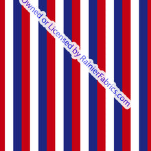 Load image into Gallery viewer, Red White and Blue Floral - Order by half yard -instructions below on base fabrics