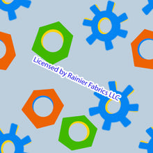 Load image into Gallery viewer, Robots Collection with Color Options and Panel from Nina - Order by half yard - See below for instructions on ordering and base fabrics