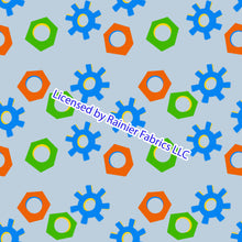 Load image into Gallery viewer, Robots Collection with Color Options and Panel from Nina - Order by half yard - See below for instructions on ordering and base fabrics