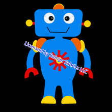 Load image into Gallery viewer, Robots Collection with Color Options and Panel from Nina - Order by half yard - See below for instructions on ordering and base fabrics