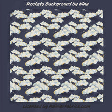 Load image into Gallery viewer, Rockets by Nina - Rainier Fabrics Exclusive! - 2-5 day TAT - Order by 1/2 yard; Blankets and towels available too