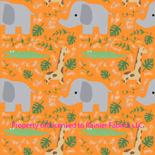 Load image into Gallery viewer, Safari Friends with Color Options from Nina - Order by half yard - See below for instructions on ordering and base fabrics