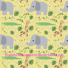 Load image into Gallery viewer, Safari Friends with Color Options from Nina - Order by half yard - See below for instructions on ordering and base fabrics