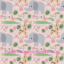 Load image into Gallery viewer, Safari Friends with Color Options from Nina - Order by half yard - See below for instructions on ordering and base fabrics