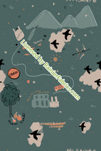 Load image into Gallery viewer, Every Day is Earth Day - Art by Popologie - Order by half yard -instructions below on base fabrics