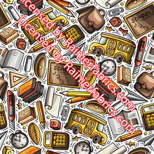 Load image into Gallery viewer, Back to School Prints - 2-5 day turnaround - Order by 1/2 yard; Description of bases below