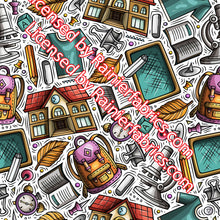 Load image into Gallery viewer, Back to School Prints - 2-5 day turnaround - Order by 1/2 yard; Description of bases below