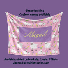 Load image into Gallery viewer, Little Sheep by Nina - Blanket