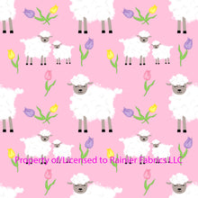 Load image into Gallery viewer, Cutest Little Lambs by Nina - Fabric by the Half Yard - Description of bases below