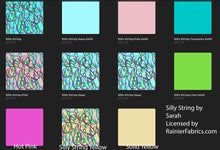 Load image into Gallery viewer, Silly String 3 Ways from Sarah - Order by half yard - See below for instructions on ordering and base fabrics