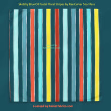 Load image into Gallery viewer, Sketchy Oil Pastels with Options by Rae Culver Seamless - 2-5 business days to ship - Order by 1/2 yard