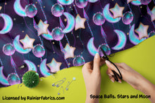 Load image into Gallery viewer, Galactic Fabric - Galaxy from Rainier Fabrics - Order by Half Yards, Description of Base Fabrics Below