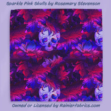 Load image into Gallery viewer, Mystery Skulls and more by Rosemary Stevenson - 2-5 day TAT - Order by 1/2 yard; Blankets and towels available too