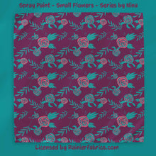 Load image into Gallery viewer, Spray Paint Collection by Nina - Rainier Fabrics Exclusive!!! - 3-5 day TAT - Order by 1/2 yard; Blankets and towels available too