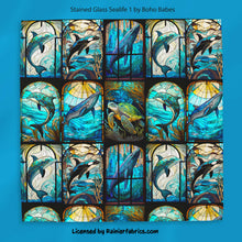 Load image into Gallery viewer, Stained Glass 1 and 2 by Boho Babes - 2-5 business days to ship - Order by 1/2 yard