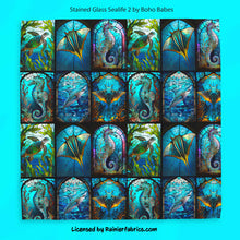 Load image into Gallery viewer, Stained Glass 1 and 2 by Boho Babes - 2-5 business days to ship - Order by 1/2 yard