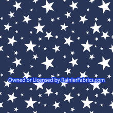 Load image into Gallery viewer, Stars RWB by Nina - Order by half yard -instructions below on base fabrics