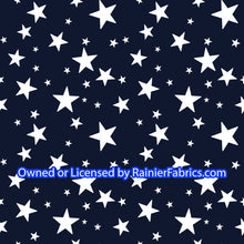 Load image into Gallery viewer, Stars RWB by Nina - Order by half yard -instructions below on base fabrics
