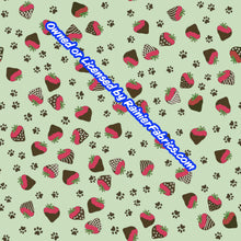 Load image into Gallery viewer, Catfood Collection in Green by Sarah - Order by half yard -instructions below on base fabrics