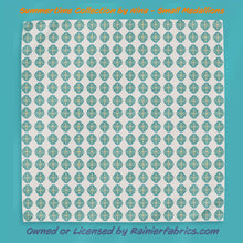 Load image into Gallery viewer, Summertime flowers with options by Nina - 2-5 day turnaround - Order by 1/2 yard; Description of bases below