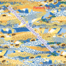 Load image into Gallery viewer, Bees, Sunflowers and Happiness with lots of options - Order by half yard -instructions below on base fabrics