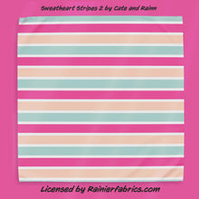 Load image into Gallery viewer, Stripes Collection - part of Valentines Day Collection from Cate and Rainn - TAT 2-5 Days (Turn around time) - Order by 1/2 yard; Description of bases below