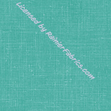 Load image into Gallery viewer, Peacock on Linen Stripes and Solids from Rosemary Stevenson - 2-5 day turnaround - Order by 1/2 yard; Description of bases below