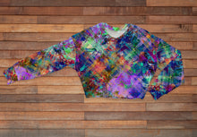 Load image into Gallery viewer, Teal and Purple by Rosemary Stevenson - 2-5 day TAT - Order by 1/2 yard; Blankets and towels available too