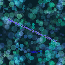 Load image into Gallery viewer, Teal Bubbles 4 Ways from Sarah - Order by half yard - See below for instructions on ordering and base fabrics