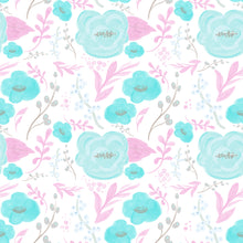 Load image into Gallery viewer, Blankets by Nina, made in USA - all hand drawn and unique! Flowers, ducks, bees, dogs and more!