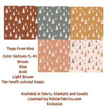 Load image into Gallery viewer, Boho-Chic Collection ~ Trees - from Nina - 2-5 day turnaround - Order by 1/2 yard; Description of bases below