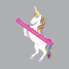 Load image into Gallery viewer, Unicorn Collection Hand Painted by Nina with options and panel - by Nina - Order by half yard - See below for instructions on ordering and base fabrics