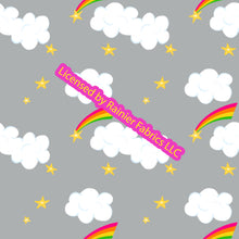 Load image into Gallery viewer, Unicorn Collection Hand Painted by Nina with options and panel - by Nina - Order by half yard - See below for instructions on ordering and base fabrics