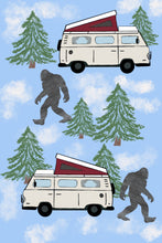 Load image into Gallery viewer, Westy Camper Van Blankets by Nina, made in USA - for Westfalia fans