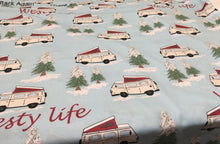 Load image into Gallery viewer, Westy Camper Van Blankets by Nina, made in USA - for Westfalia fans