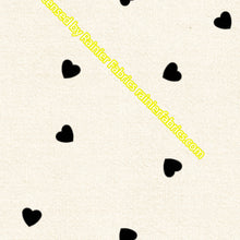 Load image into Gallery viewer, Nina's Linen Hearts - Order by half yard - See below for instructions on ordering and base fabrics