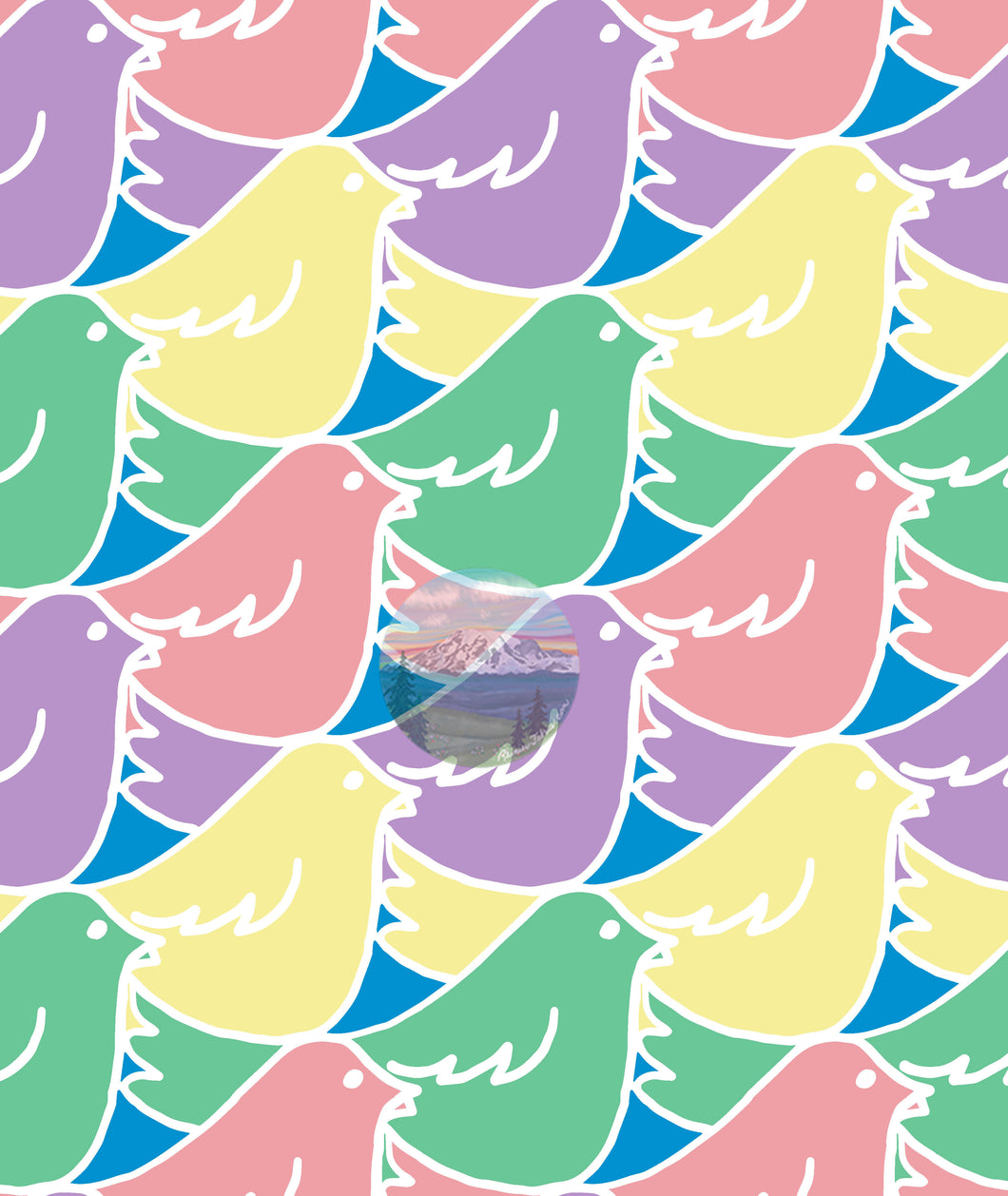 Fun Pastel Birds