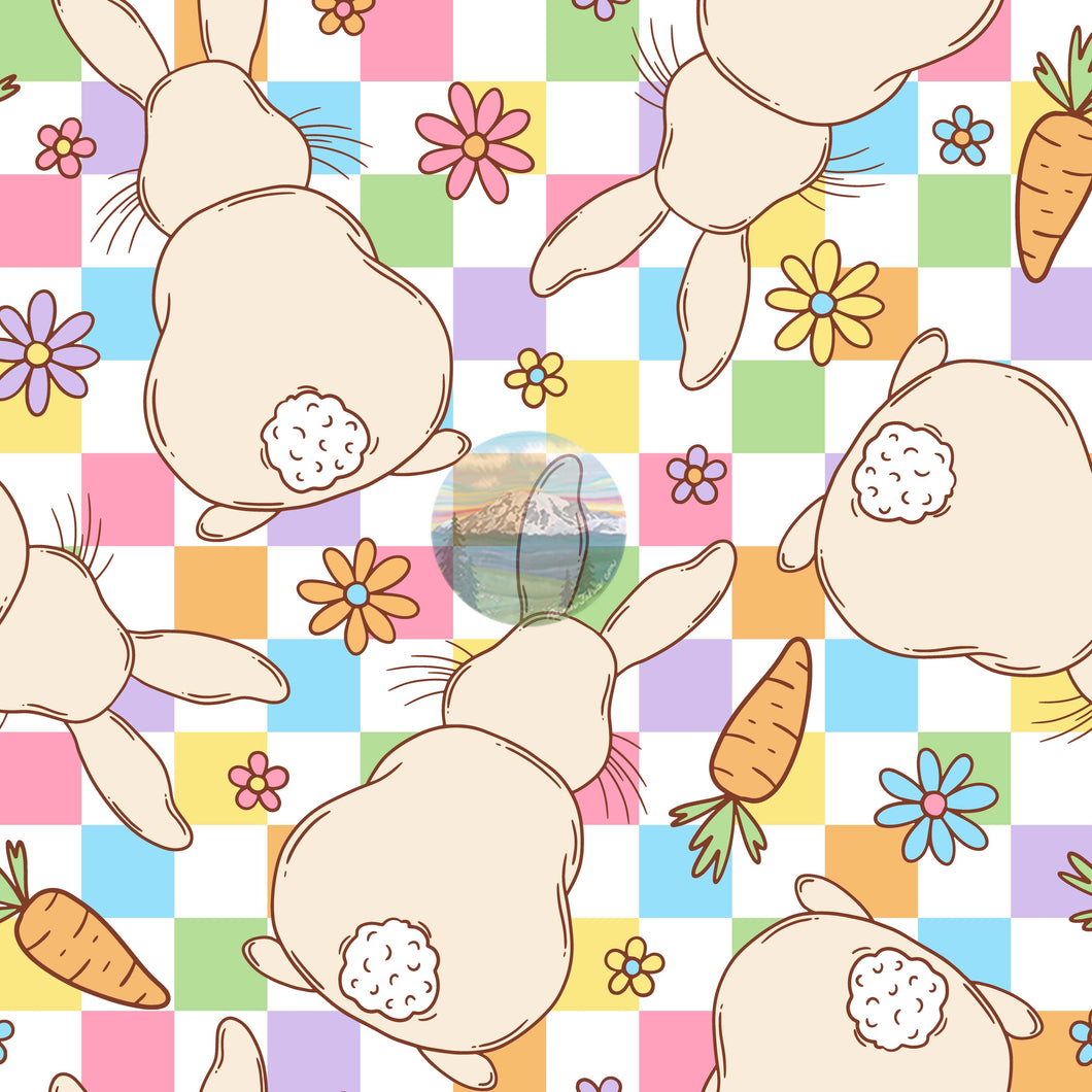 Groovy Bunny with fun panel by Raspberry Pattern - great for rapports too!