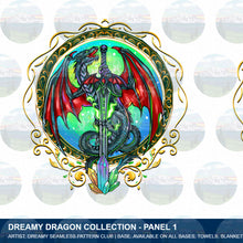 Load image into Gallery viewer, Dreamy Dragon Collection - Please order by 1/2 yard
