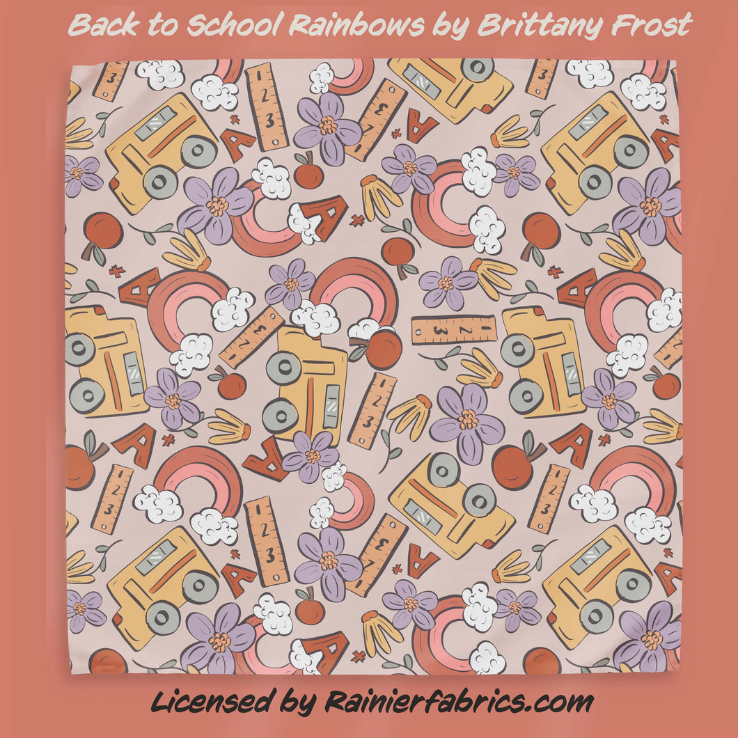 Back to School Rainbows by Brittany Frost - TAT 2-5 Business Days - Order in 1/2 yard increments