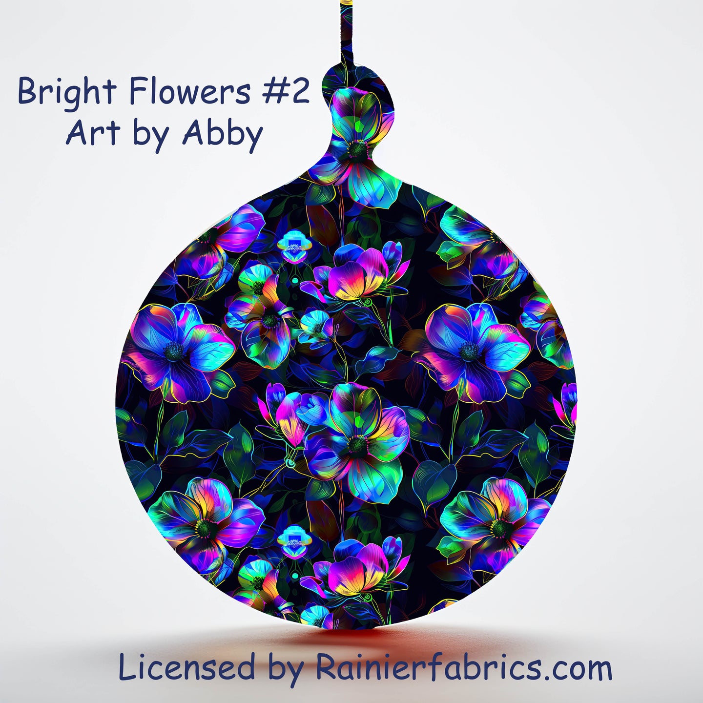 Bright Luminating Flowers by Abby