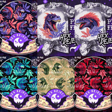Load image into Gallery viewer, Fierce Dinos for Aldo by Hex Reject - 2-5 business days to ship - Order by 1/2 yard
