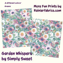 Load image into Gallery viewer, Garden Whispers by Simply Sweet - 8 Color Variations - Please order by 1/2 Yard
