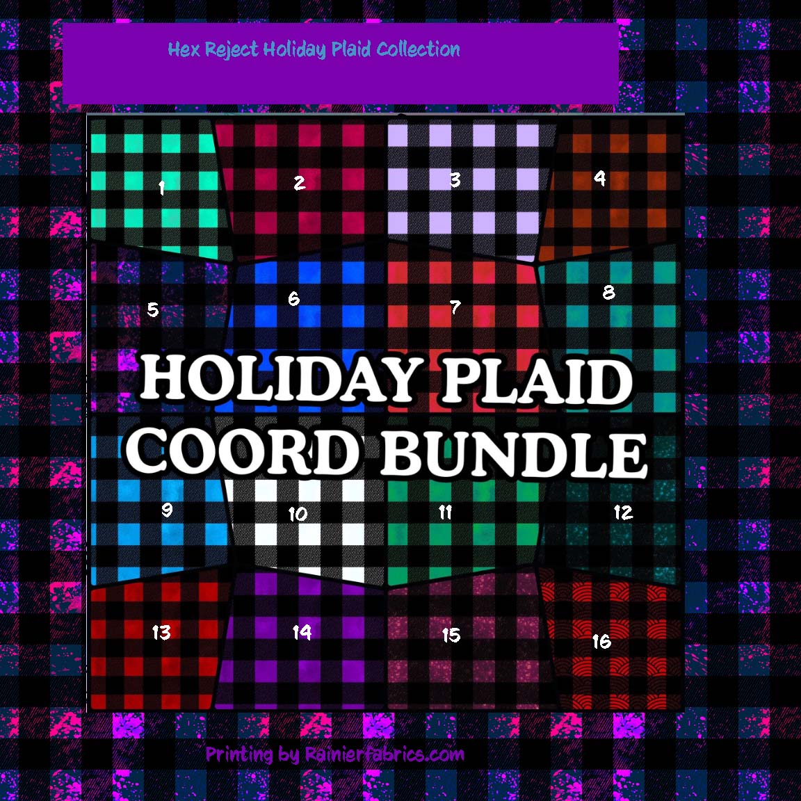 Holiday Plaids by Hex Reject