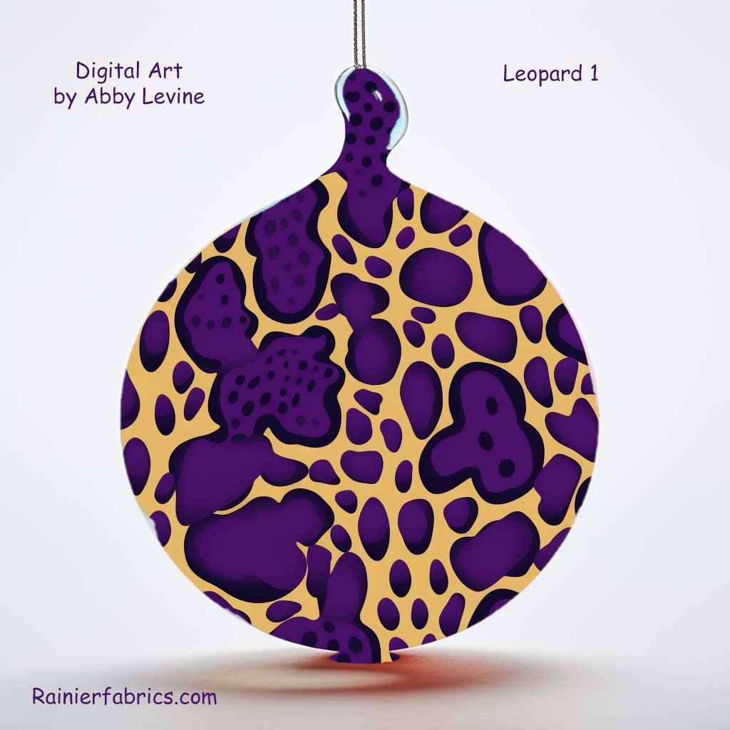 Leopard in Purple and Gold Collection - 7 ways by Abby
