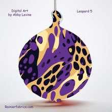 Load image into Gallery viewer, Leopard in Purple and Gold Collection - 7 ways by Abby
